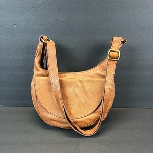 Frye Tan Leather Crossbody Bag